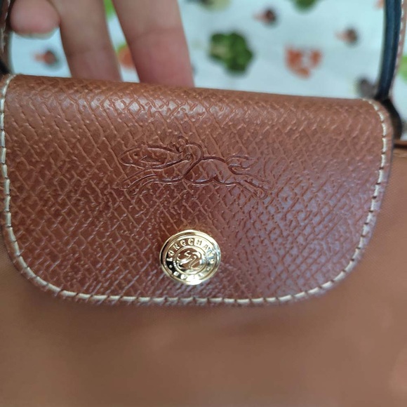 Longchamp Le Pliage Brown Canvas Cosmetics Case - Picture 4 of 8